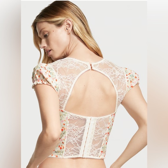 Victoria’s Secret Strawberry Corset Top Small - Picture 2 of 4